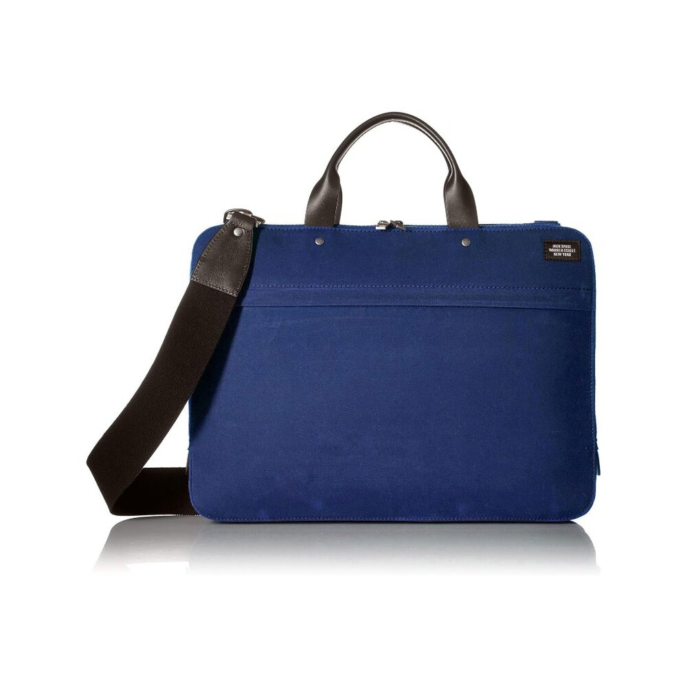 Jack Spade Men's Waxwear Slim Briefcase - Blue